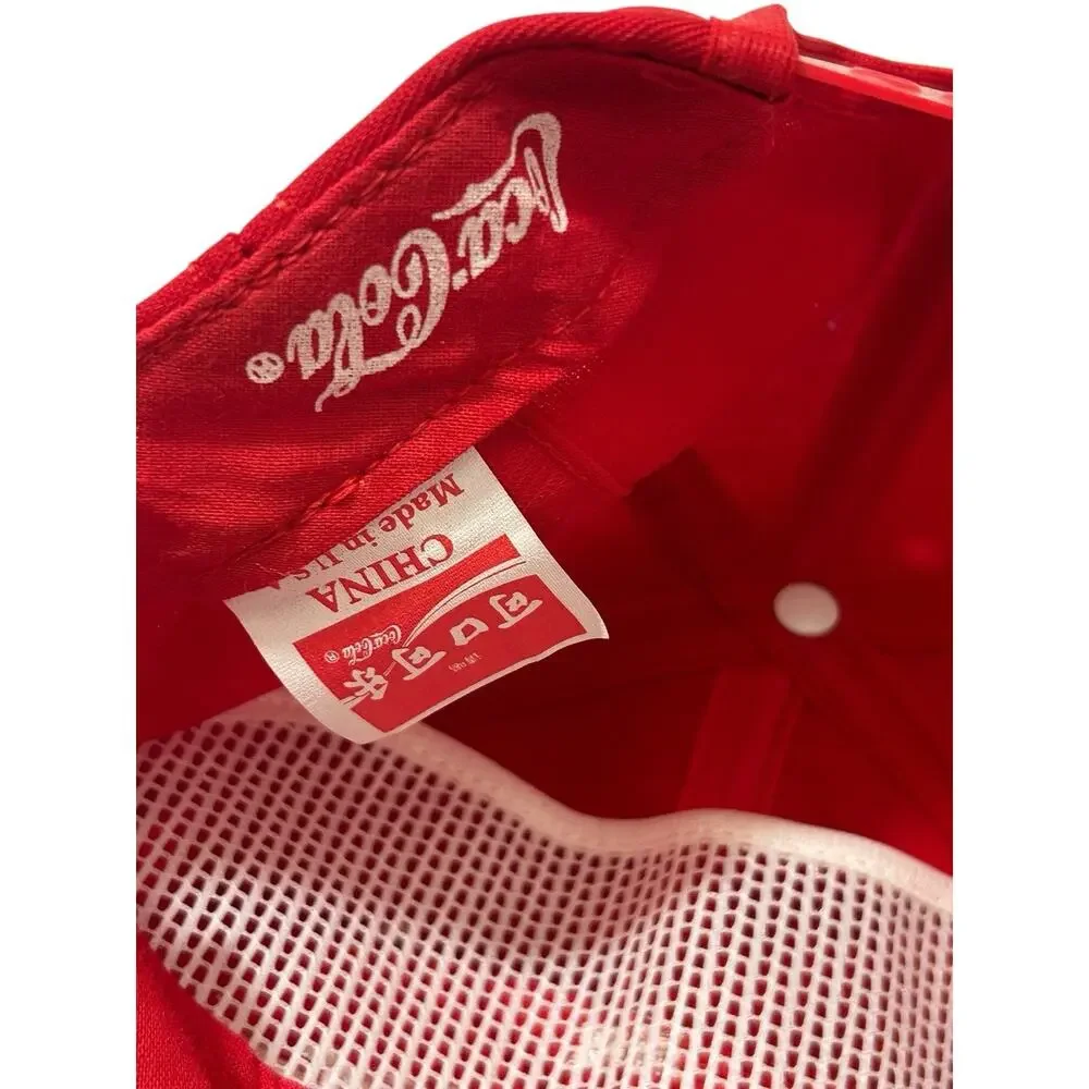 Vintage Coca-Cola China Snapback Hat Cap Made In Usa Rare Louisville MFG. Co